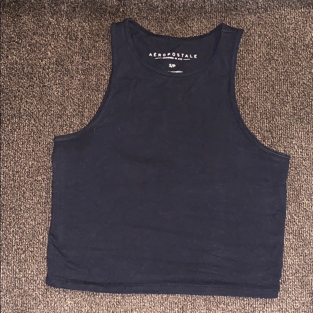 Black crop top